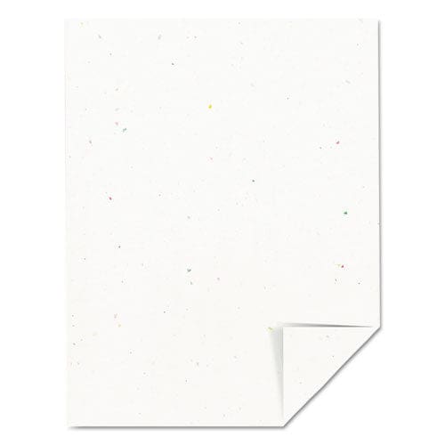 Astrobrights Color Cardstock 65 Lb Cover Weight 8.5 X 11 Stardust Flecked White 250/pack - School Supplies - Astrobrights®