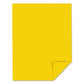 Astrobrights Color Cardstock 65 Lb Cover Weight 8.5 X 11 Sunburst Yellow 250/pack - School Supplies - Astrobrights®