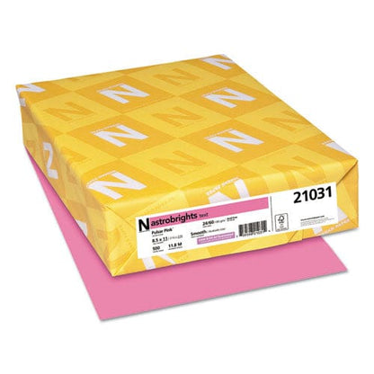 Astrobrights Color Paper 24 Lb Bond Weight 8.5 X 11 Pulsar Pink 500/ream - School Supplies - Astrobrights®