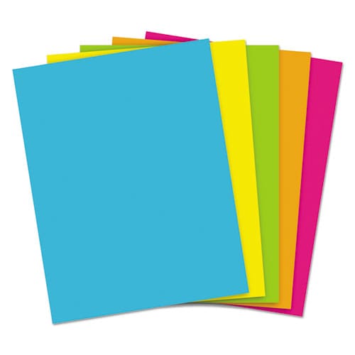 Astrobrights Color Paper -bright Assortment 24 Lb Bond Weight 8.5 X 11 Assorted Bright Colors 500/ream - School Supplies - Astrobrights®