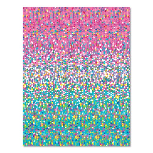 Astrodesigns Pre-printed Paper 28 Lb Bond Weight 8.5 X 11 Confetti 100/pack - School Supplies - Astrodesigns®