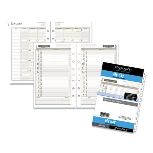 AT-A-GLANCE 1-page-per-day Planner Refills 11 X 8.5 White Sheets 12-month (jan To Dec): 2023 - School Supplies - AT-A-GLANCE®