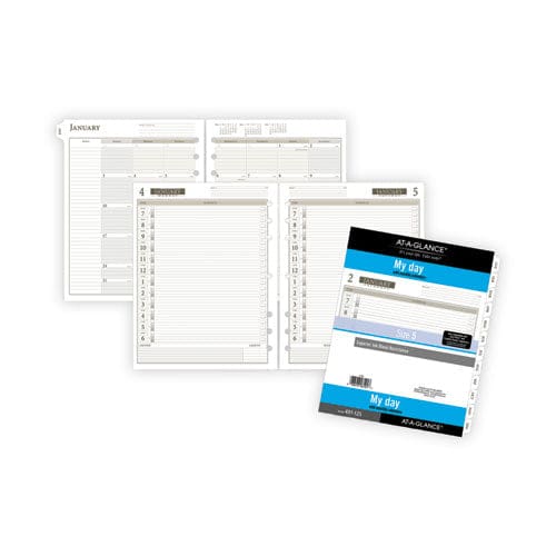 AT-A-GLANCE 1-page-per-day Planner Refills 11 X 8.5 White Sheets 12-month (jan To Dec): 2023 - School Supplies - AT-A-GLANCE®