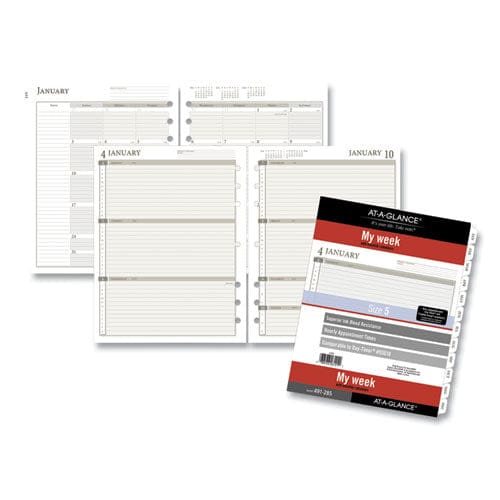 At-A-Glance 2-page-per-week Planner Refills 8.5 X 5.5 White Sheets 12-month (jan To Dec): 2023 - School Supplies - AT-A-GLANCE®