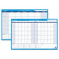 AT-A-GLANCE 30/60-day Undated Horizontal Erasable Wall Planner 36 X 24 White/blue Sheets Undated - School Supplies - AT-A-GLANCE®