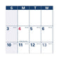 At-A-Glance Academic Erasable Reversible Extra Large Wall Calendar 48 X 32 White/blue/red 12 Month (july To June): 2022 To 2023 - School