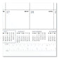 AT-A-GLANCE Academic Monthly Desk Pad 21.75 X 17 White/black Sheets Black Binding/corners 12-month (july To June): 2022 To 2023 - School