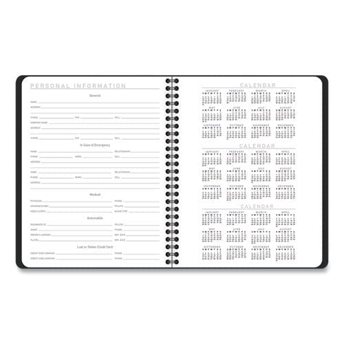 At-A-Glance Contemporary Lite Weekly/monthly Planner 8.75 X 7 Black Cover 12-month (jan To Dec): 2023 - School Supplies - AT-A-GLANCE®