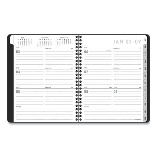 At-A-Glance Contemporary Lite Weekly/monthly Planner 8.75 X 7 Black Cover 12-month (jan To Dec): 2023 - School Supplies - AT-A-GLANCE®