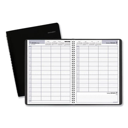 AT-A-GLANCE Dayminder Four-person Group Daily Appointment Book 11 X 8 Black Cover 12-month (jan To Dec): 2023 - School Supplies -