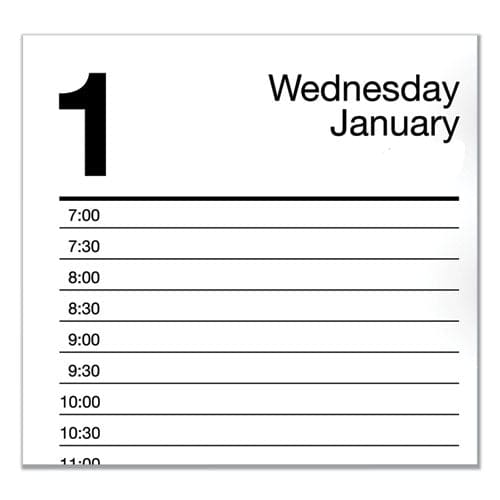 AT-A-GLANCE Desk Calendar Refill 3.5 X 6 White Sheets 2023 - Office - AT-A-GLANCE®