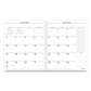 AT-A-GLANCE Executive Monthly Padfolio Refill 11 X 9 White Sheets 13-month (jan To Jan): 2023 To 2024 - School Supplies - AT-A-GLANCE®