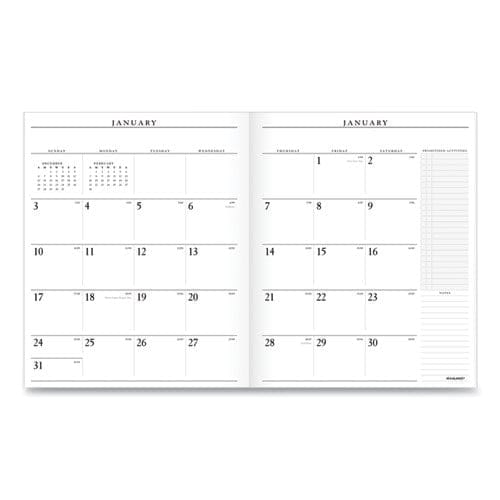 AT-A-GLANCE Executive Monthly Padfolio Refill 11 X 9 White Sheets 13-month (jan To Jan): 2023 To 2024 - School Supplies - AT-A-GLANCE®