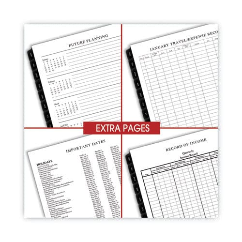 AT-A-GLANCE Executive Weekly/monthly Planner Refill With Hourly Appointments 8.75 X 6.88 White Sheets 13-month (jan-jan): 2023 To 2024 -