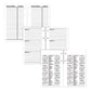 AT-A-GLANCE Financial Desk Calendar Refill 3.5 X 6 White Sheets 2023 - Office - AT-A-GLANCE®