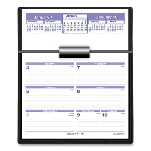 AT-A-GLANCE Flip-a-week Desk Calendar And Base 7 X 5.5 White Sheets 2023 - Office - AT-A-GLANCE®