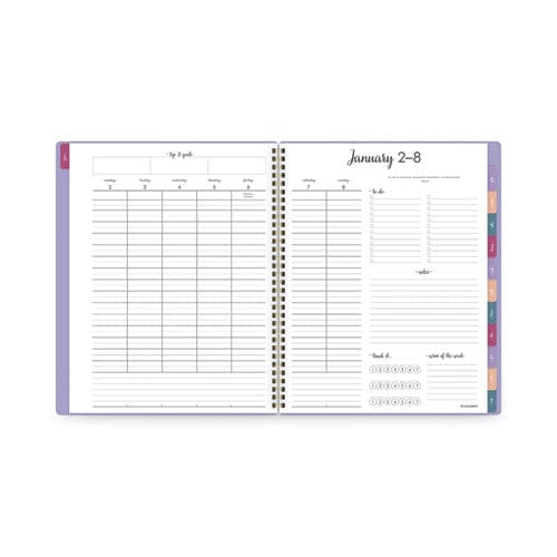 AT-A-GLANCE Harmony Weekly/monthly Poly Planner 11 X 8.5 Lilac Cover 13-month (jan To Jan): 2023 To 2024 - School Supplies - AT-A-GLANCE®