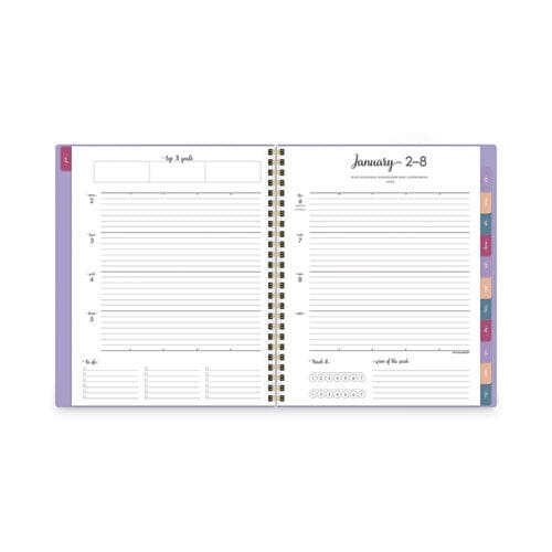 AT-A-GLANCE Harmony Weekly/monthly Poly Planner 8.75 X 7 Lilac Cover 13-month (jan To Jan): 2023 To 2024 - School Supplies - AT-A-GLANCE®