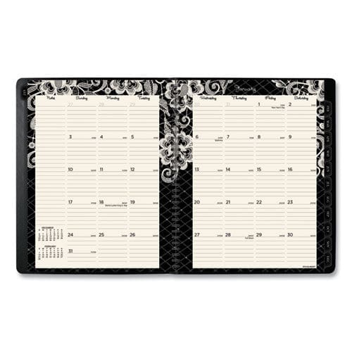 AT-A-GLANCE Lacey Weekly Block Format Professional Appointment Book Lacey Artwork 11 X 8.5 Black/white 13-month (jan-jan): 2023-2024 -