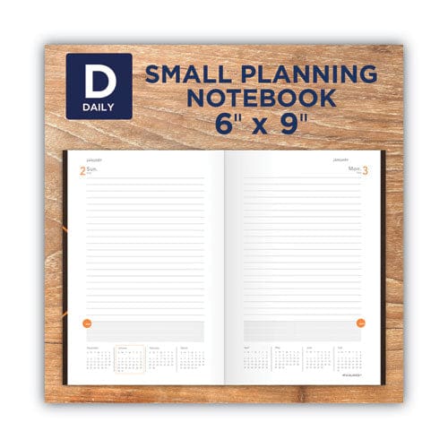 AT-A-GLANCE One-day-per-page Planning Notebook 9 X 6 Dark Brown/orange Cover 12-month (jan To Dec): 2023 - School Supplies - AT-A-GLANCE®