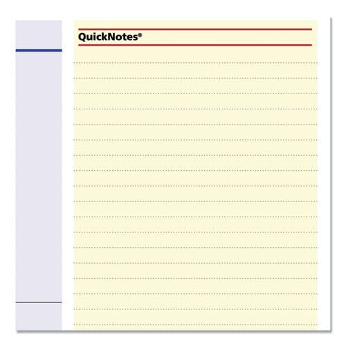 AT-A-GLANCE Quicknotes Mini Erasable Wall Planner 16 X 12 White/blue/yellow Sheets 12-month (jan To Dec): 2023 - School Supplies -