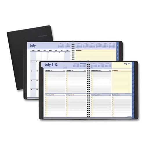 AT-A-GLANCE Quicknotes Weekly/monthly Planner 10 X 8 Black Cover 13-month (july To July): 2022 To 2023 - School Supplies - AT-A-GLANCE®