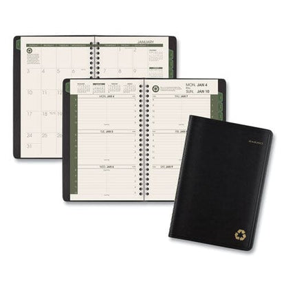 AT-A-GLANCE Recycled Weekly Block Format Appointment Book 8.5 X 5.5 Black Cover 12-month (jan To Dec): 2023 - School Supplies - AT-A-GLANCE®