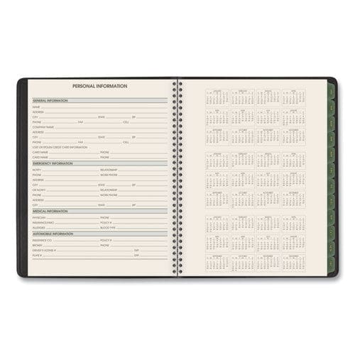 AT-A-GLANCE Recycled Weekly Vertical-column Format Appointment Book 8.75 X 7 Black Cover 12-month (jan To Dec): 2023 - School Supplies -