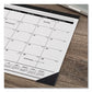 At-A-Glance Ruled Desk Pad 22 X 17 White Sheets Black Binding Black Corners 12-month (jan To Dec): 2023 - School Supplies - AT-A-GLANCE®