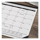 AT-A-GLANCE Ruled Desk Pad 24 X 19 White Sheets Black Binding Black Corners 12-month (jan To Dec): 2023 - School Supplies - AT-A-GLANCE®