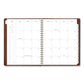 AT-A-GLANCE Signature Collection Academic Weekly/monthly Planners 11.5 X 8 Distressed Brown Cover 13-month (july-july): 2022-2023 - School