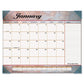 AT-A-GLANCE Slate Blue Desk Pad 22 X 17 White Sheets Clear Corners 12-month (jan To Dec): 2023 - School Supplies - AT-A-GLANCE®