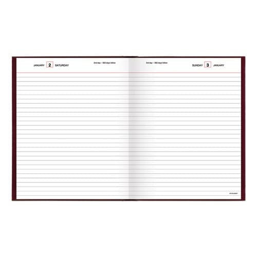 AT-A-GLANCE Standard Diary Daily Diary 2023 Edition Medium/college Rule Red Cover 9.5 X 7.5 200 Sheets - School Supplies - AT-A-GLANCE®