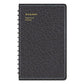 AT-A-GLANCE Telephone/address Book 4.78 X 8 Black Simulated Leather 100 Sheets - Office - AT-A-GLANCE®