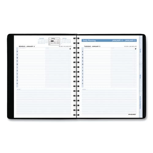 AT-A-GLANCE The Action Planner Daily Appointment Book 8.75 X 6.5 Black Cover 12-month (jan To Dec): 2023 - School Supplies - AT-A-GLANCE®