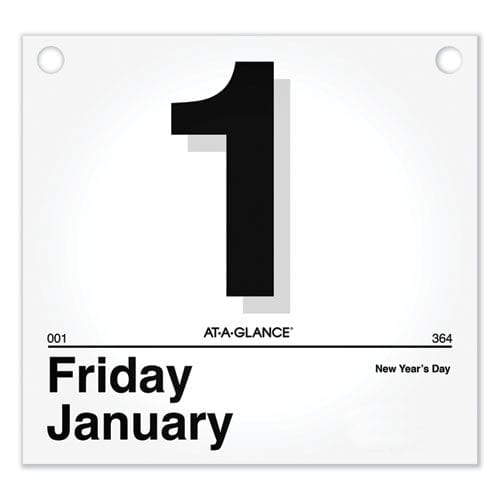 AT-A-GLANCE Today Is Daily Wall Calendar Refill 8.5 X 8 White Sheets 12-month (jan To Dec): 2023 - School Supplies - AT-A-GLANCE®