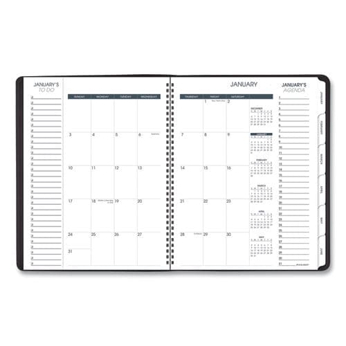 AT-A-GLANCE Triple View Weekly Vertical-column Format Appointment Book 11 X 8.25 Black Cover 12-month (jan To Dec): 2023 - School Supplies -