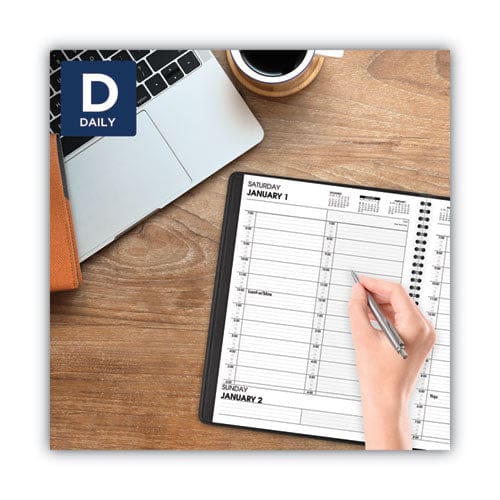 AT-A-GLANCE Two-person Group Daily Appointment Book 11 X 8 Black Cover 12-month (jan To Dec): 2023 - School Supplies - AT-A-GLANCE®