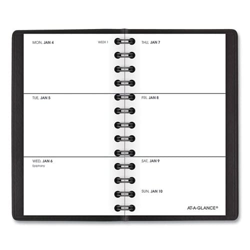 AT-A-GLANCE Weekly Planner 4.5 X 2.5 Black Cover 12-month (jan To Dec): 2023 - School Supplies - AT-A-GLANCE®