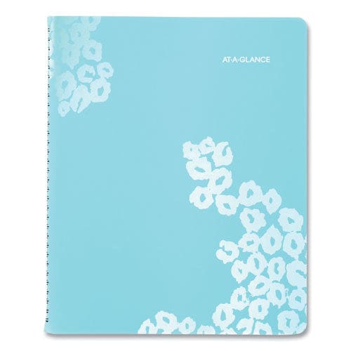 AT-A-GLANCE Wild Washes Weekly/monthly Planner Wild Washes Flora/fauna Artwork 11 X 8.5 Blue Cover 13-month (jan-jan): 2023-2024 - School