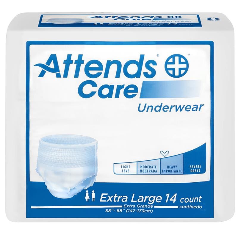 Attends Attends Care Underwear Heavy X-Large Case of 56 - Incontinence >> Protective Underwear - Attends