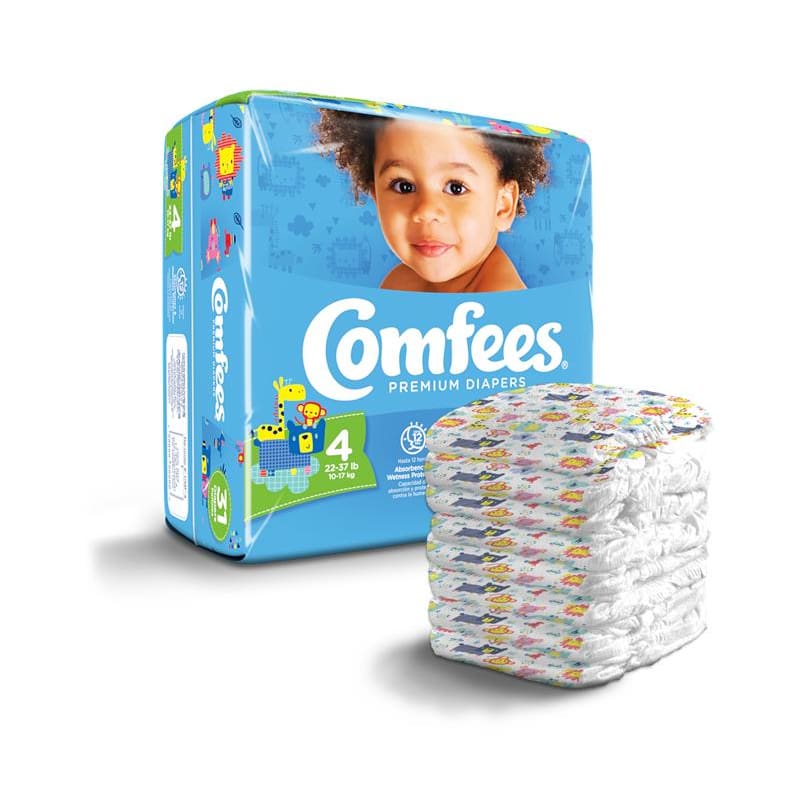 Attends Comfees Baby Diapers Size 4 C124 - Incontinence >> Briefs and Diapers - Attends