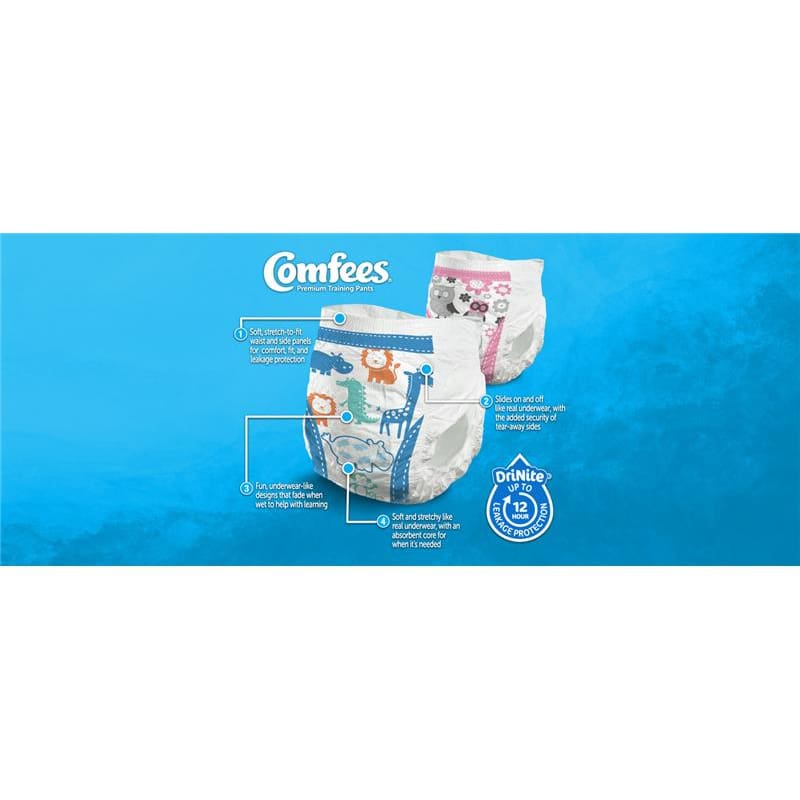 Attends Comfees Girl Training Pants 4T-5T CASE - Incontinence >> Pants - Attends