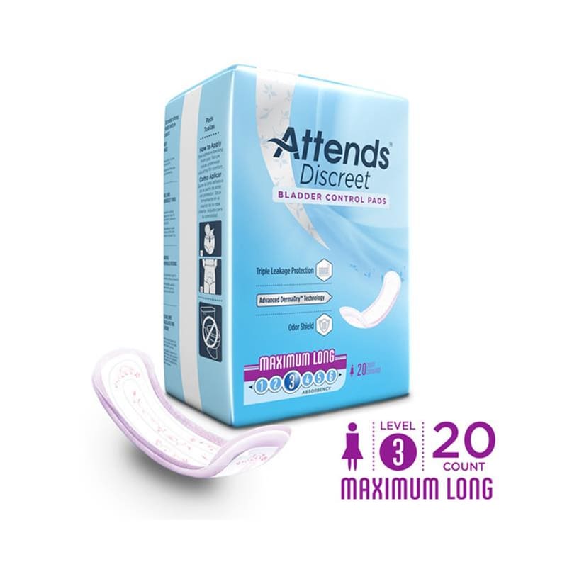 Attends Attends Ultra Plus Light Pad 14-1/2 Case of 10 - Incontinence >> Liners and Pads - Attends