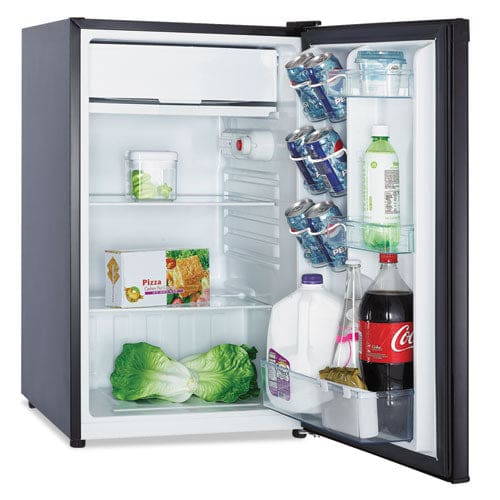 Avanti 4.4 Cf Refrigerator 19 1/2w X 22d X 33h Black/stainless Steel - Food Service - Avanti