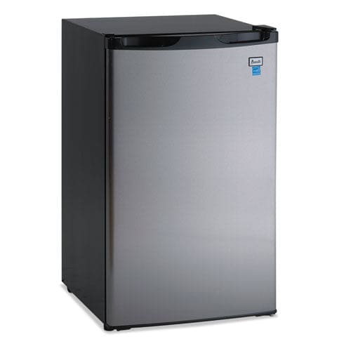 Avanti 4.4 Cf Refrigerator 19 1/2w X 22d X 33h Black/stainless Steel - Food Service - Avanti