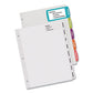 Avery Big Tab Printable Large White Label Tab Dividers 8-tab 11 X 8.5 White 20 Sets - School Supplies - Avery®