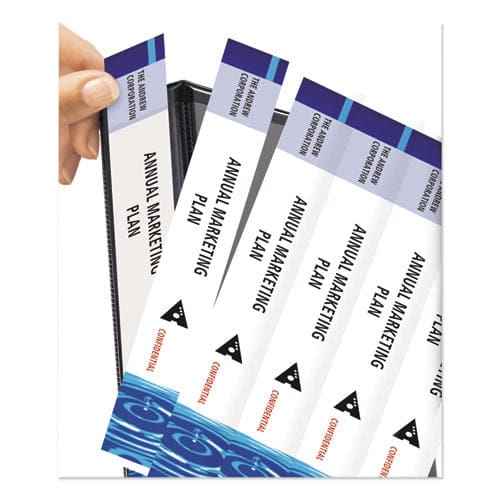 Avery Binder Spine Inserts 0.5 Spine Width 16 Inserts/sheet 5 Sheets/pack - Office - Avery®