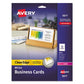 Avery Clean Edge Business Card Value Pack Laser 2 X 3.5 White 2,000 Cards 10 Cards/sheet 200 Sheets/box - Office - Avery®