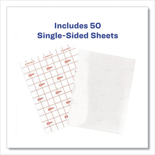 Avery Clear Self-adhesive Laminating Sheets 3 Mil 9 X 12 Matte Clear 50/box - Technology - Avery®